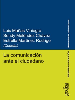 cover image of La comunicación ante el ciudadano